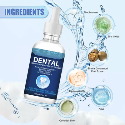 Liquid drops of dental armor 1