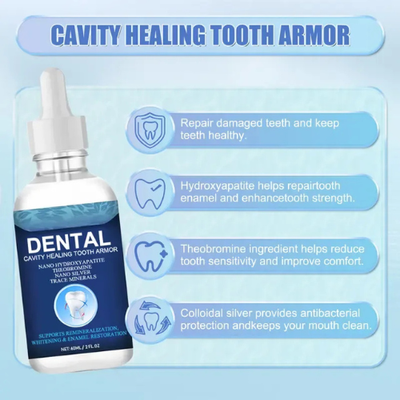 Liquid drops of dental armor 1