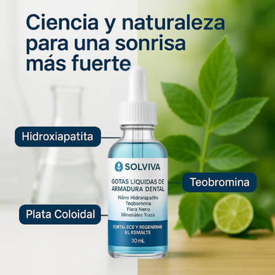 Gotas líquidas de armadura dental