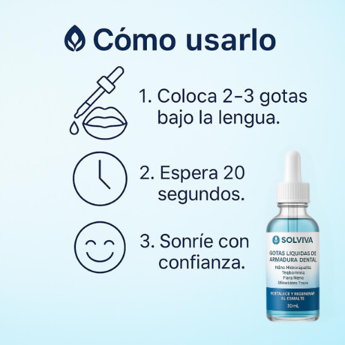 Gotas líquidas de armadura dental