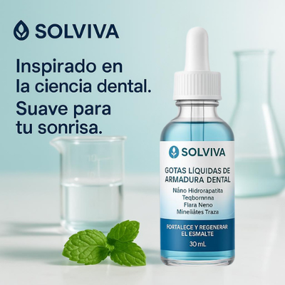 Gotas líquidas de armadura dental