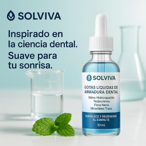 Gotas líquidas de armadura dental