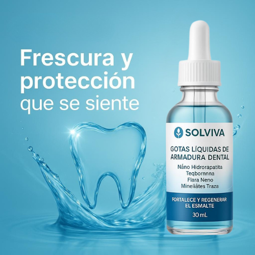 Gotas líquidas de armadura dental