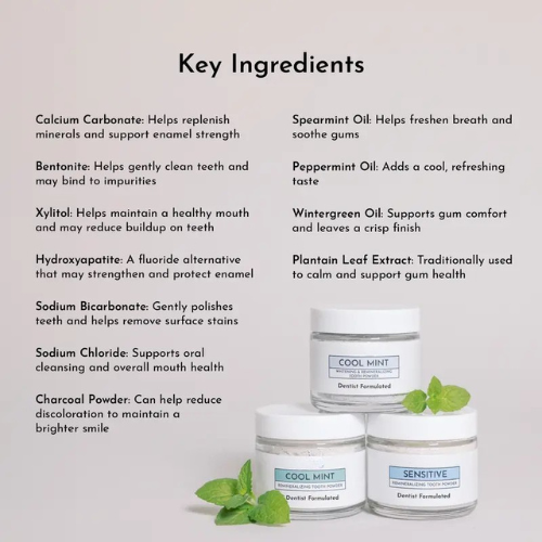 Whitening Remineralizing Tooth Powder